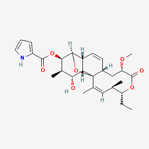 molecular formula C28H37NO7 B1234518 18-Deoxynargenicin A1 CAS No. 81482-43-1