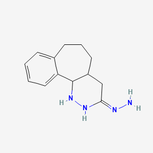 (E)-3,4-diazatricyclo[9.4.0.02,7]pentadeca-1(15),11,13-trien-5-ylidenehydrazine