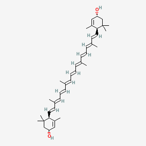 molecular formula C40H56O2 B1234549 乳苣黄素 CAS No. 78306-12-4