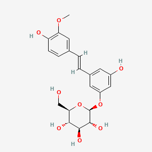 molecular formula C21H24O9 B1234551 Isorhapontin 