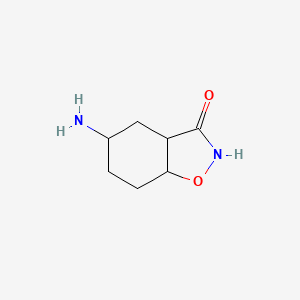 5-Amino-3a,4,5,6,7,7a-hexahydro-1,2-benzoxazol-3-one