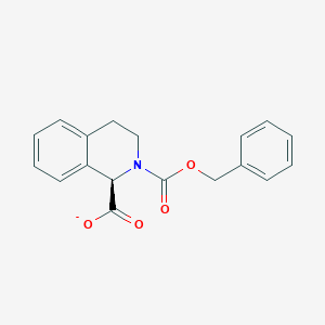 (1R)-2-phenylmethoxycarbonyl-3,4-dihydro-1H-isoquinoline-1-carboxylate