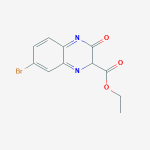 ethyl 7-bromo-3-oxo-2H-quinoxaline-2-carboxylate