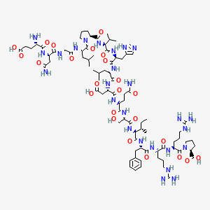 molecular formula C83H132N26O24 B12345946 Angiogenin Fragment (108-123) 