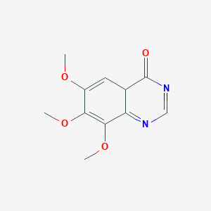 molecular formula C11H12N2O4 B12346031 6,7,8-trimethoxy-4aH-quinazolin-4-one 