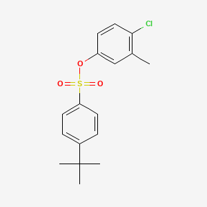 4-Chloro-3-methylphenyl 4-tert-butylbenzene-1-sulfonate