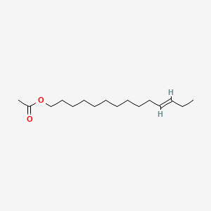 molecular formula C16H30O2 B1234614 (E)-11-十四碳烯-1-醇乙酸酯 CAS No. 26532-95-6