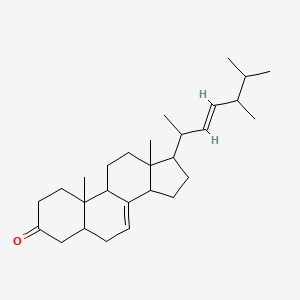 17-[(E)-5,6-dimethylhept-3-en-2-yl]-10,13-dimethyl-1,2,4,5,6,9,11,12,14,15,16,17-dodecahydrocyclopenta[a]phenanthren-3-one