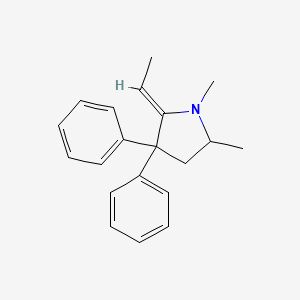 2-Ethylidene-1,5-dimethyl-3,3-diphenylpyrrolidine