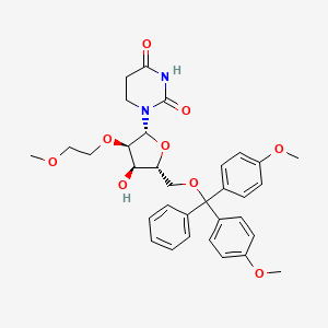 1-[(2R,3R,4R,5R)-5-[[bis(4-methoxyphenyl)-phenylmethoxy]methyl]-4-hydroxy-3-(2-methoxyethoxy)oxolan-2-yl]-1,3-diazinane-2,4-dione