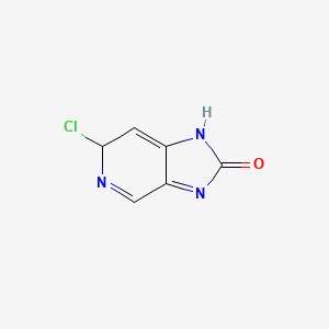 molecular formula C6H4ClN3O B12346240 6-Chloro-1,6-dihydroimidazo[4,5-c]pyridin-2-one 