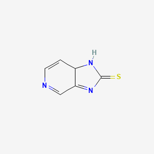 molecular formula C6H5N3S B12346244 1,7a-Dihydroimidazo[4,5-c]pyridine-2-thione 