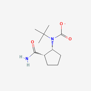 tert-Butylrel-((1R,2S)-2-carbamoylcyclopentyl)carbamate