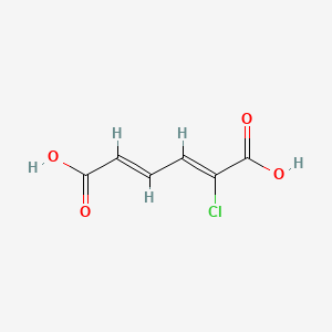 molecular formula C6H5ClO4 B1234635 2-氯顺丁烯二酸 CAS No. 28823-37-2