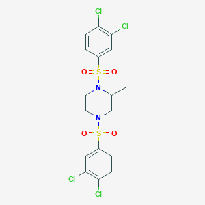 1,4-Bis(3,4-dichlorobenzenesulfonyl)-2-methylpiperazine