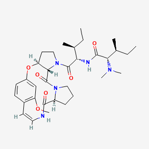 molecular formula C33H49N5O6 B1234643 枣皮素A CAS No. 51059-42-8