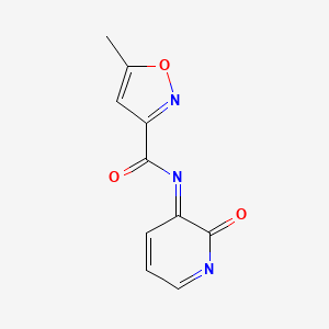 molecular formula C10H7N3O3 B12346477 5-methyl-N-(2-oxopyridin-3-ylidene)-1,2-oxazole-3-carboxamide 