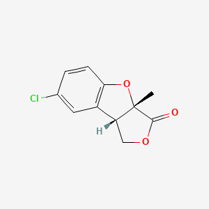 (3aS,8bS)-7-chloro-3a-methyl-1,8b-dihydrofuro[3,4-b][1]benzofuran-3-one