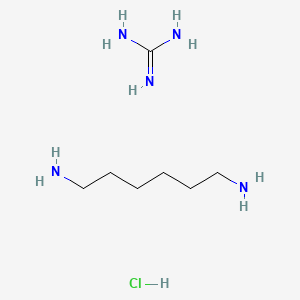 Guanidine;hexane-1,6-diamine;hydrochloride