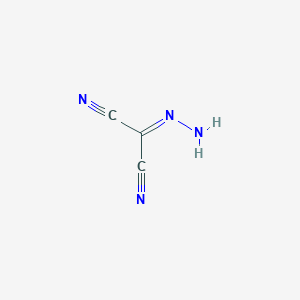 molecular formula C3H2N4 B1234658 Hydrazonomalononitrile 