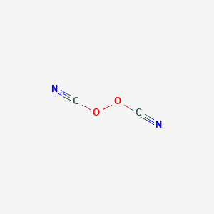 molecular formula C2N2O2 B1234659 Dioxidanedicarbonitrile 