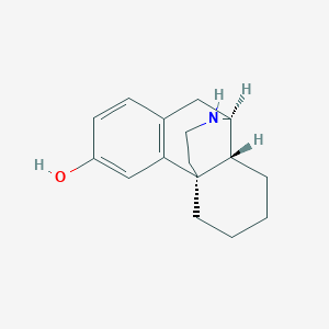 molecular formula C16H21NO B1234662 (1S,9S,10R)-17-azatetracyclo[7.5.3.01,10.02,7]heptadeca-2(7),3,5-trien-4-ol 