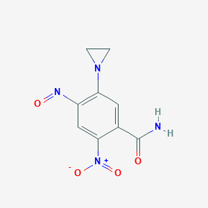 B123467 5-(Aziridin-1-yl)-2-nitro-4-nitrosobenzamide CAS No. 151602-22-1