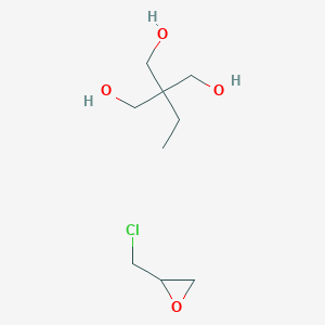 molecular formula C9H19ClO4 B12346795 Epichlorohydrin; trimethylolpropane 