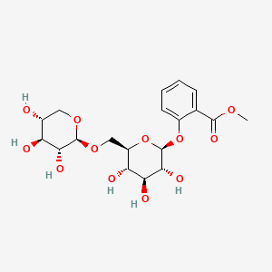 molecular formula C19H26O12 B1234681 Gaultherin CAS No. 490-67-5