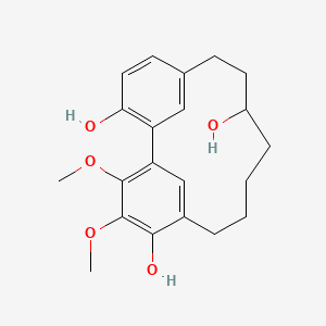 molecular formula C21H26O5 B1234683 Myricanol 