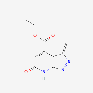 ethyl 3-methylidene-6-oxo-7H-pyrazolo[3,4-b]pyridine-4-carboxylate