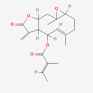 molecular formula C20H26O5 B1234691 苦艾内酯 CAS No. 57138-50-8