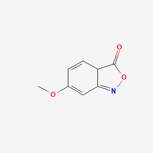 molecular formula C8H7NO3 B12346935 6-methoxy-3aH-2,1-benzoxazol-3-one 