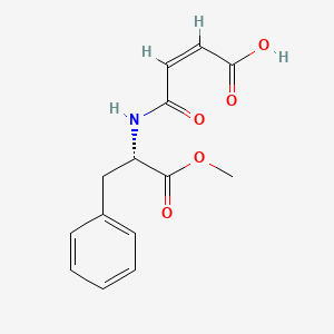 molecular formula C14H15NO5 B1234694 Maleylphenylalanine methyl ester CAS No. 50997-19-8