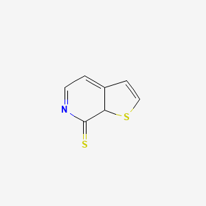 molecular formula C7H5NS2 B12346993 6H,7H-thieno[2,3-c]pyridine-7-thione 