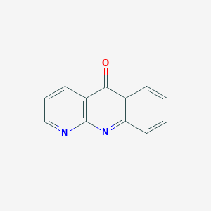 molecular formula C12H8N2O B12347014 5aH-benzo[b][1,8]naphthyridin-5-one 