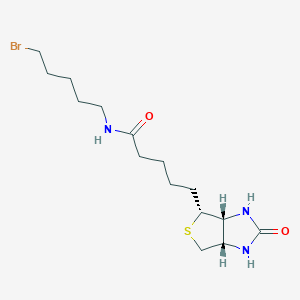 1H-Thieno[3,4-d]imidazole-4-pentanamide, N-(5-bromopentyl)hexahydro-2-oxo-, (3aR,4R,6aS)-rel-