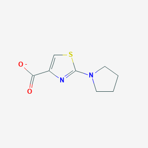 molecular formula C8H9N2O2S- B12347038 2-Pyrrolidin-1-yl-1,3-thiazole-4-carboxylate 