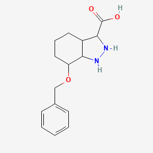 7-phenylmethoxy-2,3,3a,4,5,6,7,7a-octahydro-1H-indazole-3-carboxylic acid