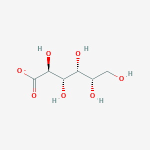 molecular formula C6H11O7- B1234708 L-gulonate 