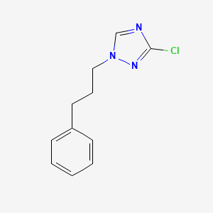 3-chloro-1-(3-phenylpropyl)-1H-1,2,4-triazole