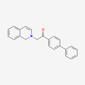 2-Isoquinolin-2-yl-1-(4-phenylphenyl)ethanone