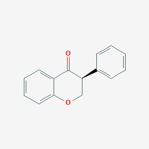 molecular formula C15H12O2 B1234712 (3S)-异黄烷酮 