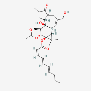 molecular formula C32H42O7 B1234714 Euphorbia factor Ti2 CAS No. 64180-96-7