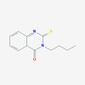 molecular formula C12H14N2OS B12347143 4(1H)-Quinazolinone, 3-butyl-2,3-dihydro-2-thioxo- 