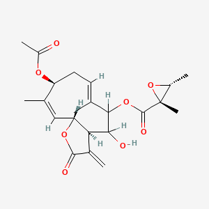 molecular formula C22H28O8 B1234715 Eupatocunoxin 