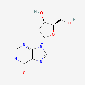 9-((2R,5R)-4-hydroxy-5-(hydroxymethyl)tetrahydrofuran-2-yl)-1H-purin-6(9H)-one