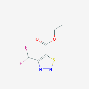 Ethyl 4-(difluoromethyl)-1,2,3-thiadiazole-5-carboxylate