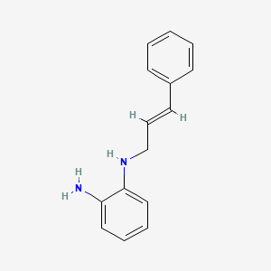 molecular formula C15H16N2 B12347205 N1-Cinnamylbenzene-1,2-diamine 