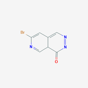 molecular formula C7H4BrN3O B12347212 7-bromo-4aH-pyrido[3,4-d]pyridazin-4-one 